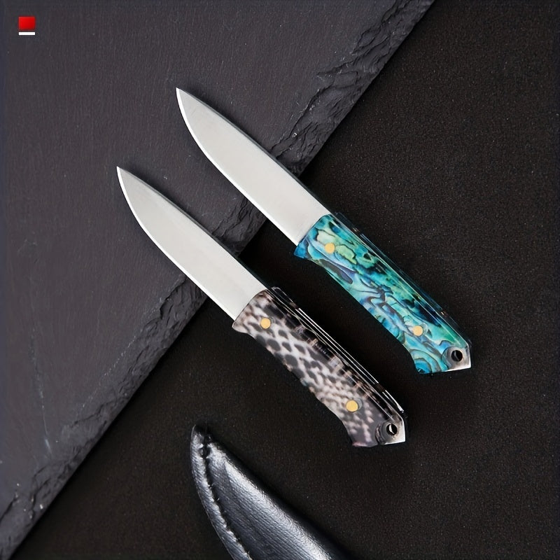 1pc, Knife, Mini Knife, Outdoor Knife, Elf-defense Small Straight Knife, Fruit Knife, Sharp And Exquisite Pocket Knife, Portable Mini Knife, Necklace Knife, Chrismas Gifts, Kitchen Stuff