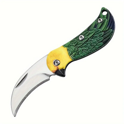 1 creative folding knife, mini EDC tool knife, portable stainless steel fruit knife