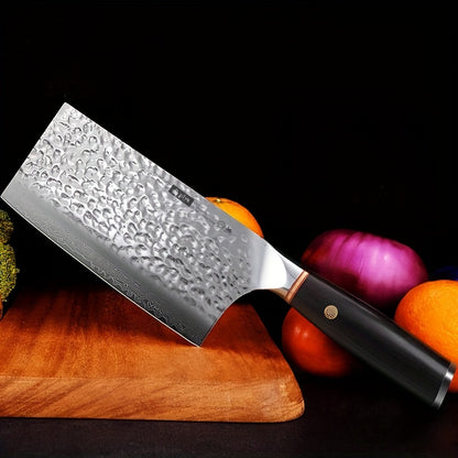 Japanese-style Damascus Kitchen Knife, Household Wrought Cutting Knife, Chef Special Meat Slices Sharp Professional Kitchen Knife