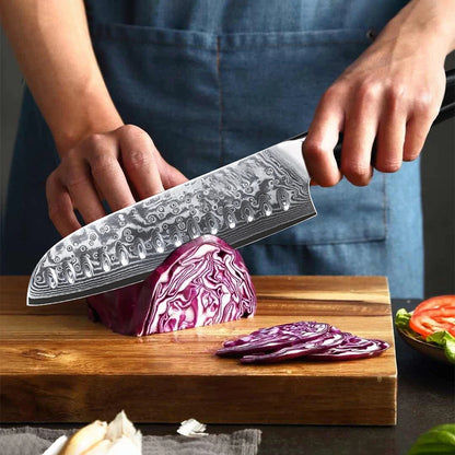 1/3pcs, Knives Set, Kitchen Knife Set, 67-Layer Damascus Steel Knfie, Ultra Sharp Chef Knife, Meat Santoku Knife, Utility Knife, Versatile Cutting Tools For Home, Restaurant Use, Ergonomic Handle, Kitchen Stuff