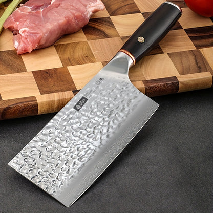 Japanese-style Damascus Kitchen Knife, Household Wrought Cutting Knife, Chef Special Meat Slices Sharp Professional Kitchen Knife