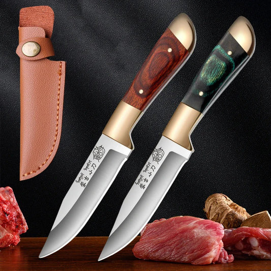 1pc Boning knife EDC portable pocket Knife, Sharp fruit Knife for lamb chop Knife, Barbecue, Survival, Cutting Knife