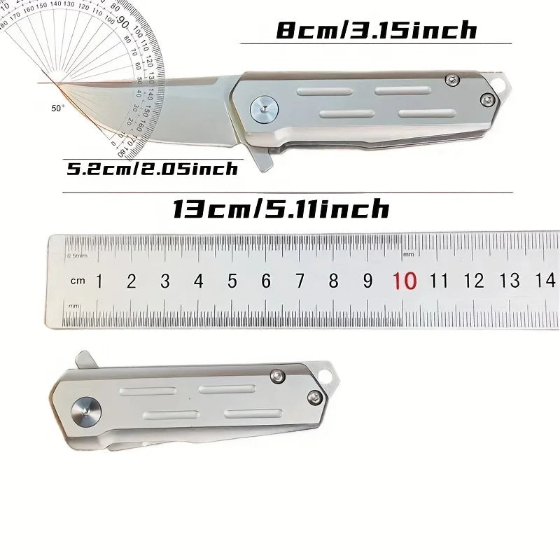 1pc Folding Outdoor Pocket Knife，High Hardness Camping Mini Knife，Multi -purpose Fruit Knife，Applicable to Outdoor,Travel