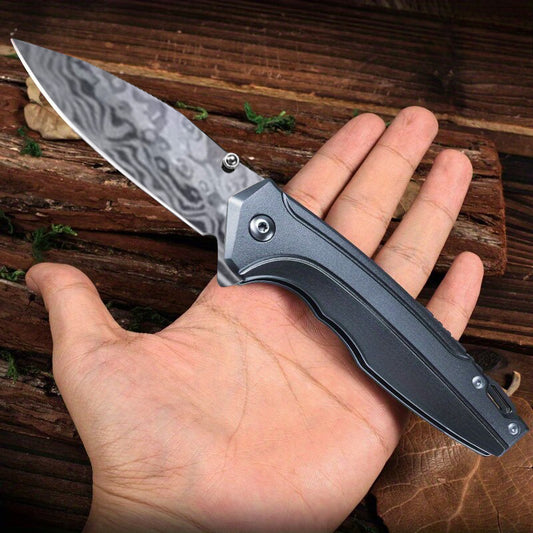 Outdoor Pocket Knife Portable Peeling Folding Knife Tactical Survival Knife Hunting Camping Fishing Fruit Cutting Tool