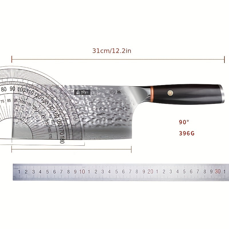 Japanese-style Damascus Kitchen Knife, Household Wrought Cutting Knife, Chef Special Meat Slices Sharp Professional Kitchen Knife