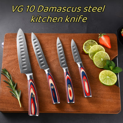 1PC chef knife, boning knife, cleaver, fruit knife, cleaver, VG10 Damascus steel, sharp blade, kitchen knife