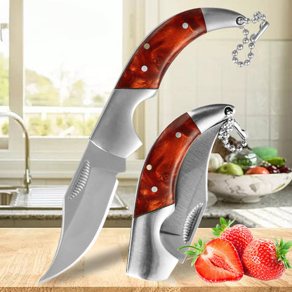 Portable Mini Knife Stainless Steel Folding Knife Fruit Peeling Vegetable Knives Sharp Pocket Kitchen Accessories