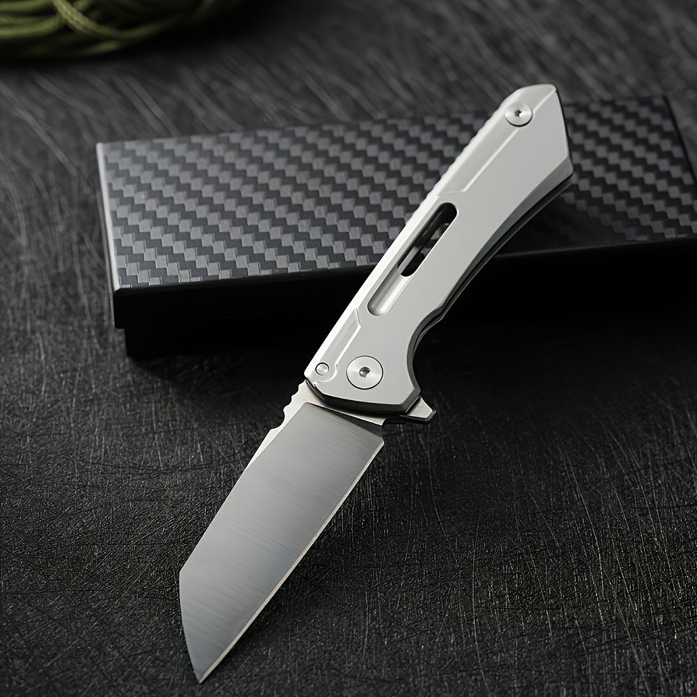 1pc Multi-functional D2 Folding Knife, Portable Mini Pocket Knife, Perfect For Outdoor Survival, Camping, Hunting, Fishing And Emergencies