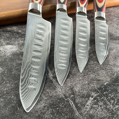 1PC chef knife, boning knife, cleaver, fruit knife, cleaver, VG10 Damascus steel, sharp blade, kitchen knife