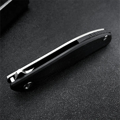 Ball Bearing Tactical Pocket Folding Knife D2 Blade Stainless Steel + G10 Handle Outdoor Survival Knife Hunting Camping EDC Tool