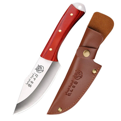 Butcher's Boning Knife Stainless Steel Mongolia Meat Cleaver Barbecue Knife Kitchen Knives Sharp Vegetable Fruit Knife BBQ