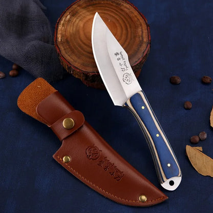 Butcher's Boning Knife Stainless Steel Mongolia Meat Cleaver Barbecue Knife Kitchen Knives Sharp Vegetable Fruit Knife BBQ