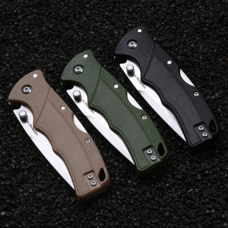 Camping folding knife High hardness survival outdoor tactical knife, multi-functional outdoor portable hunting tools