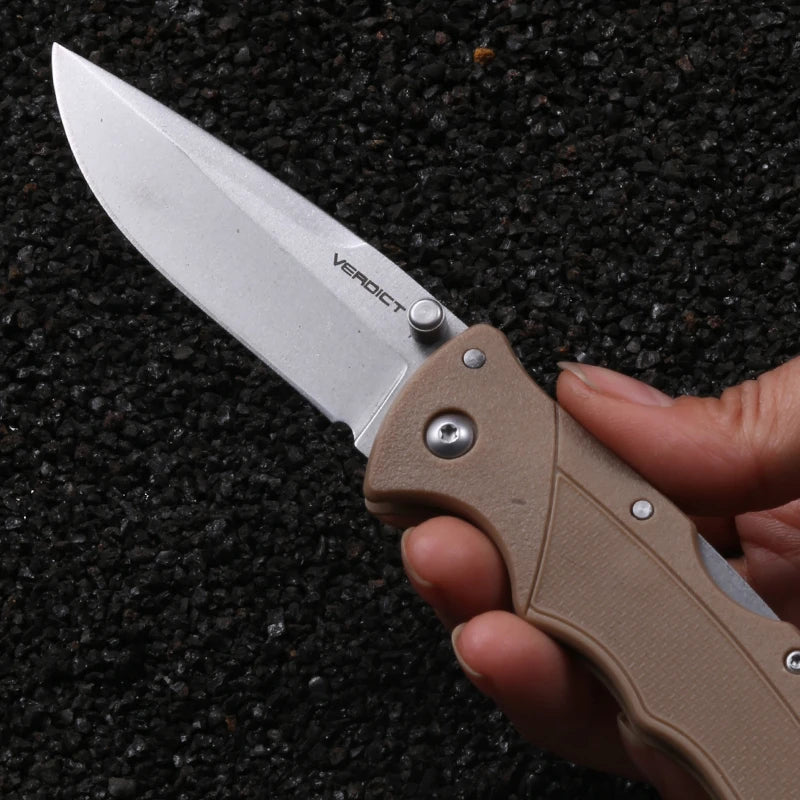 Camping folding knife High hardness survival outdoor tactical knife, multi-functional outdoor portable hunting tools