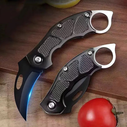 Folding small machete Outdoor camping hunting pocket EDC tool folding knife Stainless steel folding knife