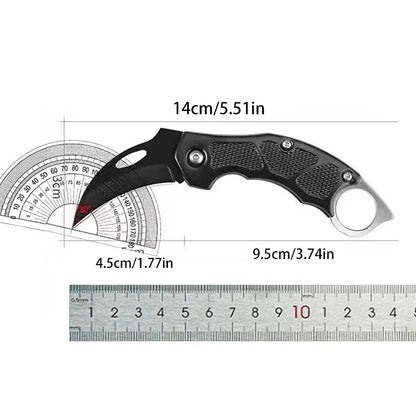 Folding small machete Outdoor camping hunting pocket EDC tool folding knife Stainless steel folding knife