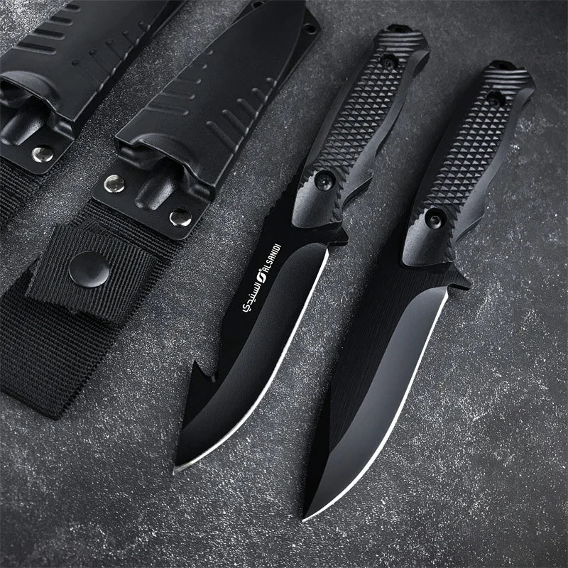 High Hardness Fixed Blade Knife Sharp Blade ABS Plastic Handle Outdoor Military Rescue Knife EDC Combat Military Knives