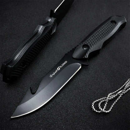 High Hardness Fixed Blade Knife Sharp Blade ABS Plastic Handle Outdoor Military Rescue Knife EDC Combat Military Knives