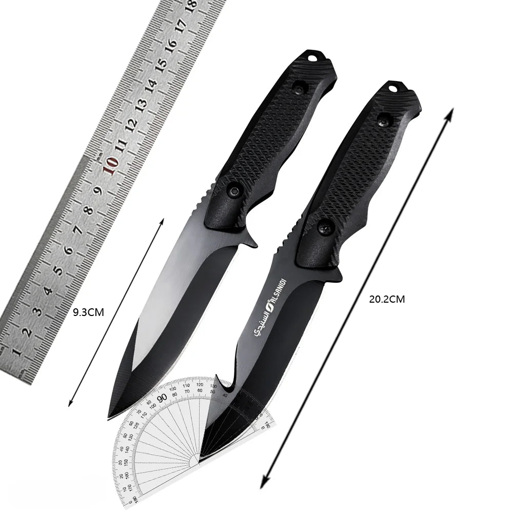 High Hardness Fixed Blade Knife Sharp Blade ABS Plastic Handle Outdoor Military Rescue Knife EDC Combat Military Knives