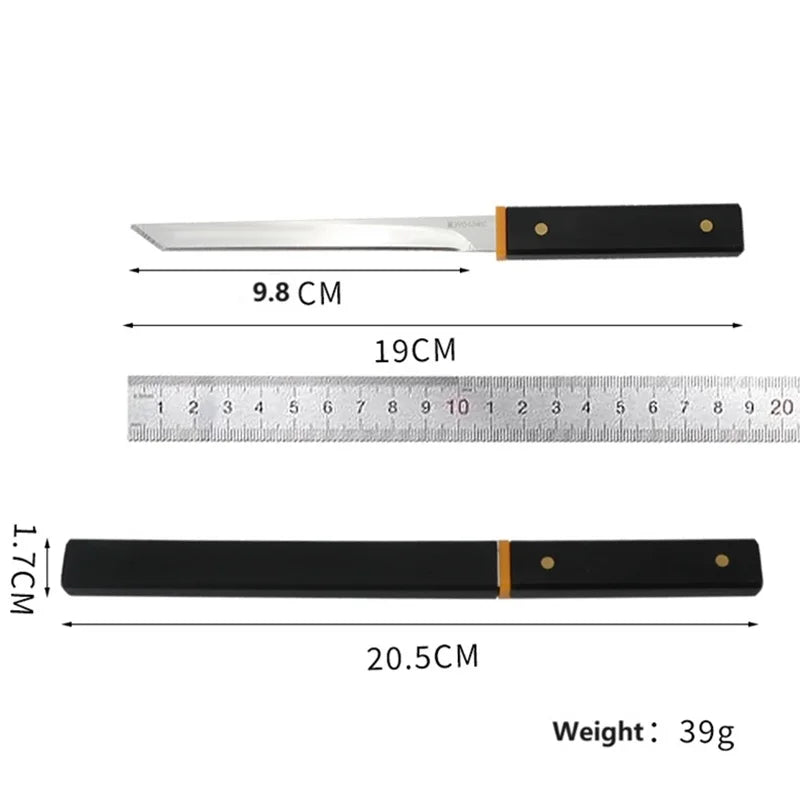 High Hardness Survival Pocket Knife Fixed Blade Fruit knife Outdoor Camping Hiking Hunting Knives Self-defense Multi Tools