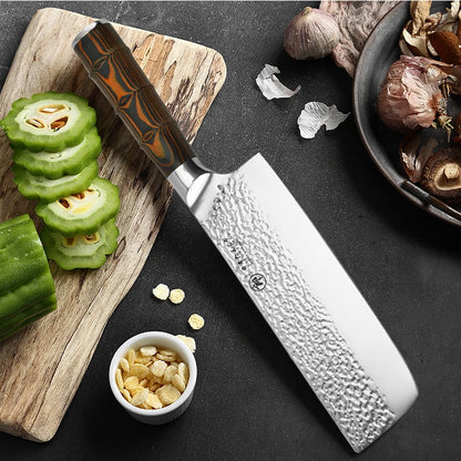 "Damascus"Kitchen Chef Knife Meat Cleaver Slicing Fish Vegetable Cutting Stainless Steel Japanese Boning Knives Forged Deboning BBQ Tool