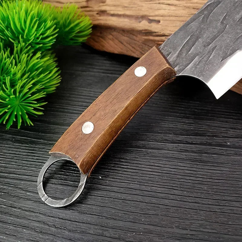 Kitchen Chef Knives Handmade Forged Boning Knife Meat Cleaver Stainless Steel Butcher Knife Wooden Handle Kitchen Accessories