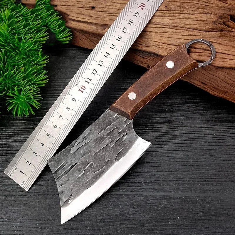 Kitchen Chef Knives Handmade Forged Boning Knife Meat Cleaver Stainless Steel Butcher Knife Wooden Handle Kitchen Accessories