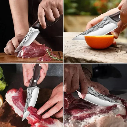 Kitchen Knife Hand held meat knife Boning Knife fruit knife household sharp high hardness bone removal knife Stainless Steel