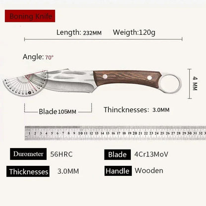 Kitchen Knife Hand held meat knife Boning Knife fruit knife household sharp high hardness bone removal knife Stainless Steel