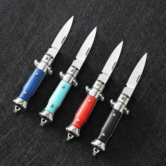 Mini Portable Folding Pocket Knife Multifunction EDC Keychain Pendant Camping Outdoor Survival Blade Cutter Opener Unpacking Too