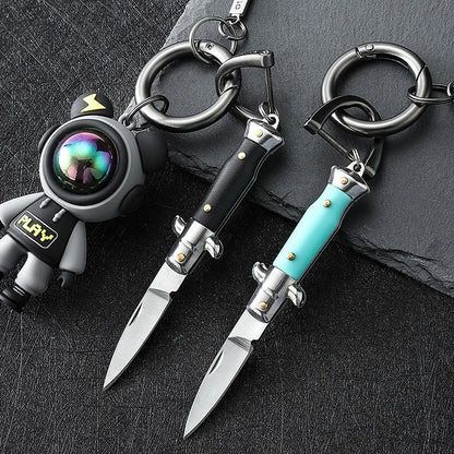 Mini Portable Folding Pocket Knife Multifunction EDC Keychain Pendant Camping Outdoor Survival Blade Cutter Opener Unpacking Too