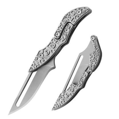 New Mini Folding Knife Self Defense Pocket Knife For Men EDC  Outdoor Foldable Tactical Hunting Utility Knife Hand Tools