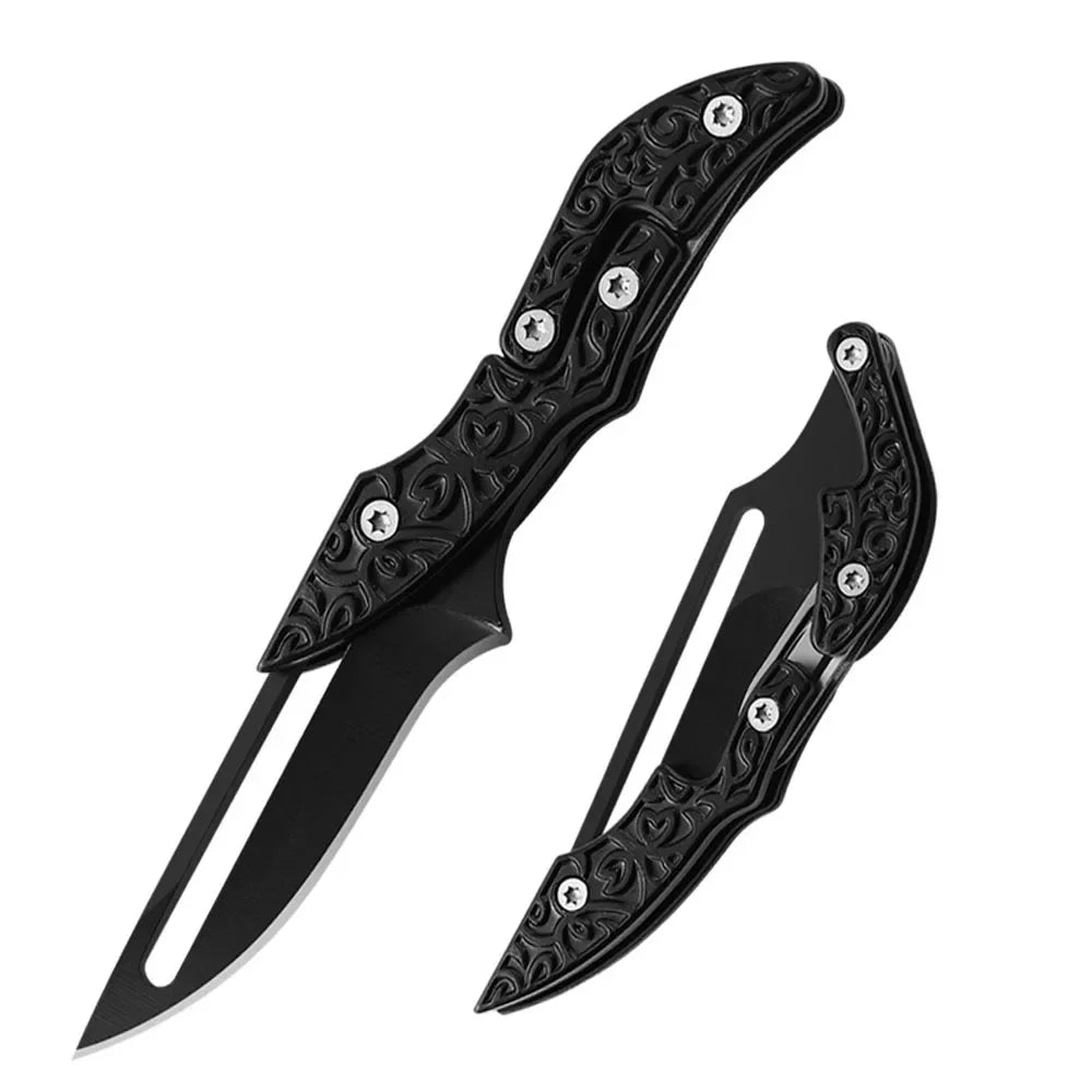 New Mini Folding Knife Self Defense Pocket Knife For Men EDC  Outdoor Foldable Tactical Hunting Utility Knife Hand Tools