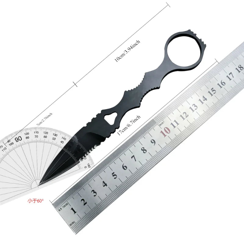 New SOCP Spear Point BM 176 with Kydex Sheath Half Serrated Blade Tactical Knife Bushcraft Mini Pocket Survival Camping EDC Tool