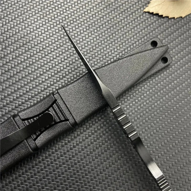 New SOCP Spear Point BM 176 with Kydex Sheath Half Serrated Blade Tactical Knife Bushcraft Mini Pocket Survival Camping EDC Tool