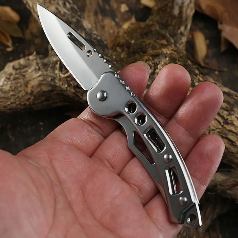 New Stainless Steel Folding Fruit Knife Outdoor Camping Knives Vegetable Fruit Peeling Knives Pocket Knife Kitchen Accessories