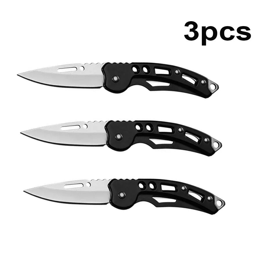 New Stainless Steel Folding Fruit Knife Outdoor Camping Knives Vegetable Fruit Peeling Knives Pocket Knife Kitchen Accessories