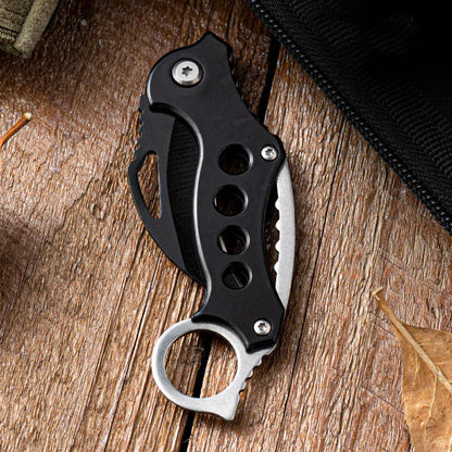 Outdoor Folding Knife Field Tactical Emergency Survival Knife Portable Self-defense Camping Claw Knife EDC Hunting Knives Tools