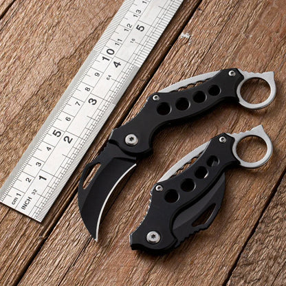 Outdoor Folding Knife Field Tactical Emergency Survival Knife Portable Self-defense Camping Claw Knife EDC Hunting Knives Tools