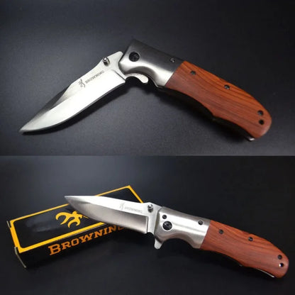 Outdoor Portable Folding Knife for Men High Hardness Survival Military Tactical Pocket Knives for Camping and Fishing