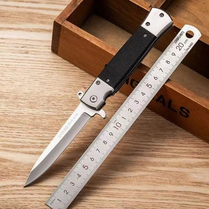 Outdoor self-defense multifunctional folding knife Swiss military knife portable mini knife outdoor survival fruit knife