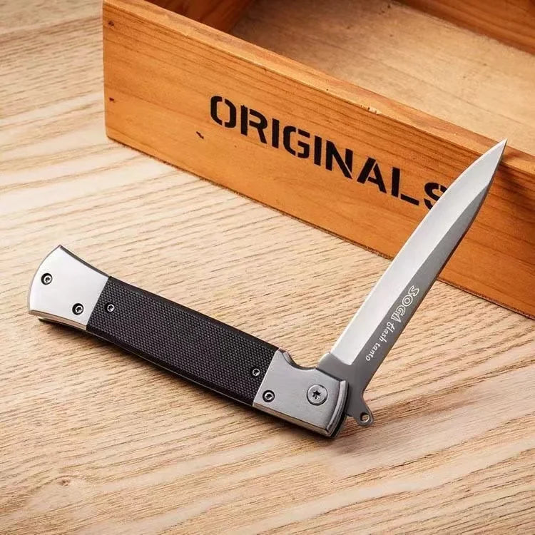 Outdoor self-defense multifunctional folding knife Swiss military knife portable mini knife outdoor survival fruit knife