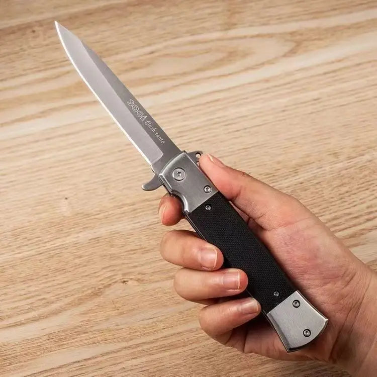 Outdoor self-defense multifunctional folding knife Swiss military knife portable mini knife outdoor survival fruit knife