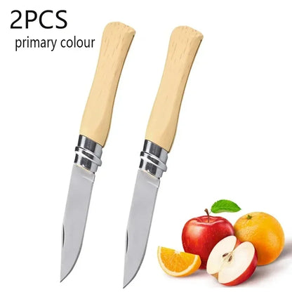 Pocket Knife Stainless Steel Folding Fruit Knife Portable Sharp Peeler Knife for Fruits Kitchen Knives Cooking Tools Household