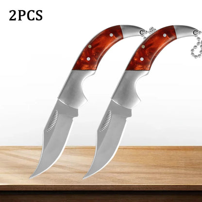 Portable Mini Knife Stainless Steel Folding Knife Fruit Peeling Vegetable Knives Sharp Pocket Kitchen Accessories