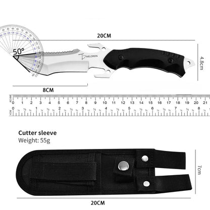 Straight knife outdoor tool portable pocket knife survival knife military knife outdoor hunting tactics high hardness survival k