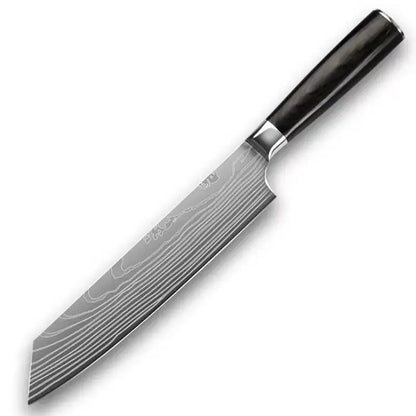 "Damascus"Utility Knife Damascus Steel Kitchen Knife Stainless Steel Chef Cleaver Peeler Fruit Meat Cleaver Knife