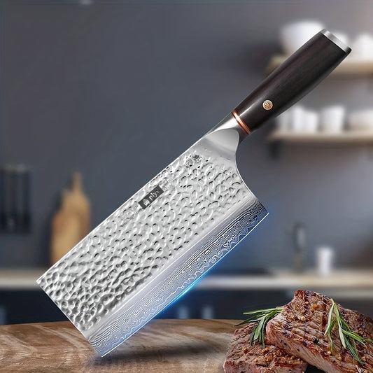 Japanese-style Damascus Kitchen Knife, Household Wrought Cutting Knife, Chef Special Meat Slices Sharp Professional Kitchen Knife