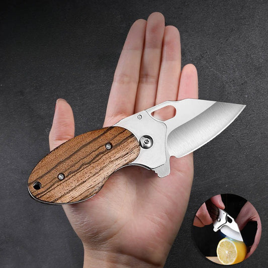 Folding Fruit Knife, Household Multifunctional Mini Pocket Knife, Sharp High Hardness Outdoor Keychain Knife